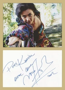 Rona Hartner (1973-2023) - Actriz rumana - Tarjeta firmada RARA - París 2002 - Imagen 1 de 3