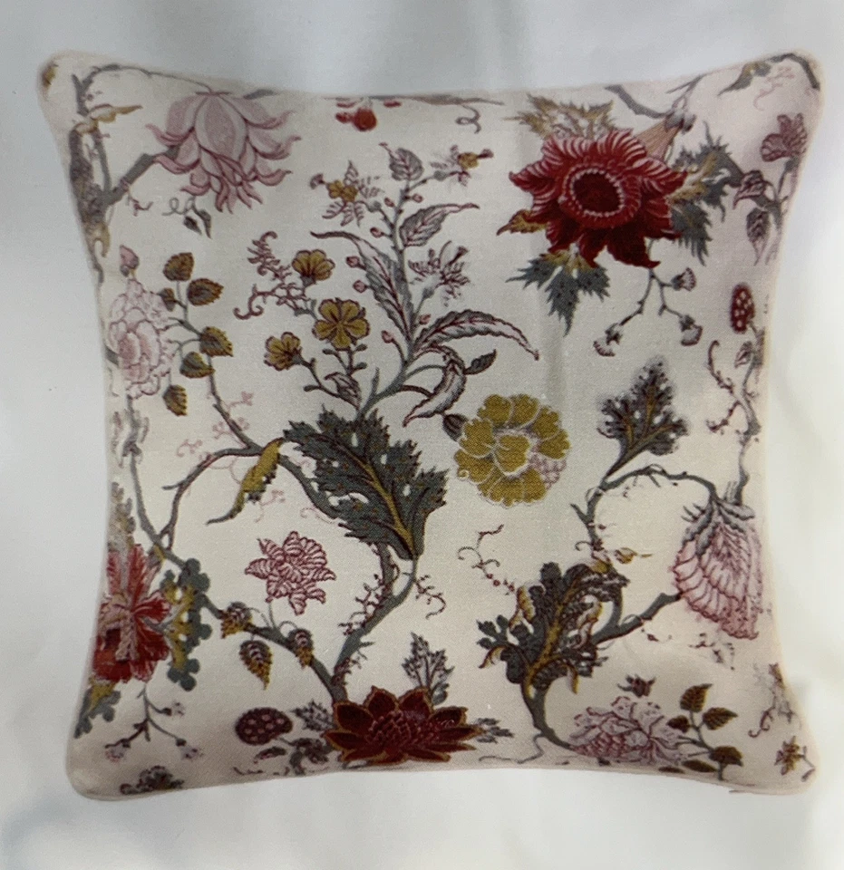 宜家 NASSELKLOCKA 枕垫 20 英寸 x 20 英寸天鹅绒棉花卉 405.164.69 — 第 1/4 张图片
