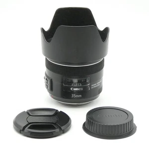 EXCELLENT Canon EF 35mm f/2 IS USM Wide Angle Prime Lens #012 - Picture 1 of 8