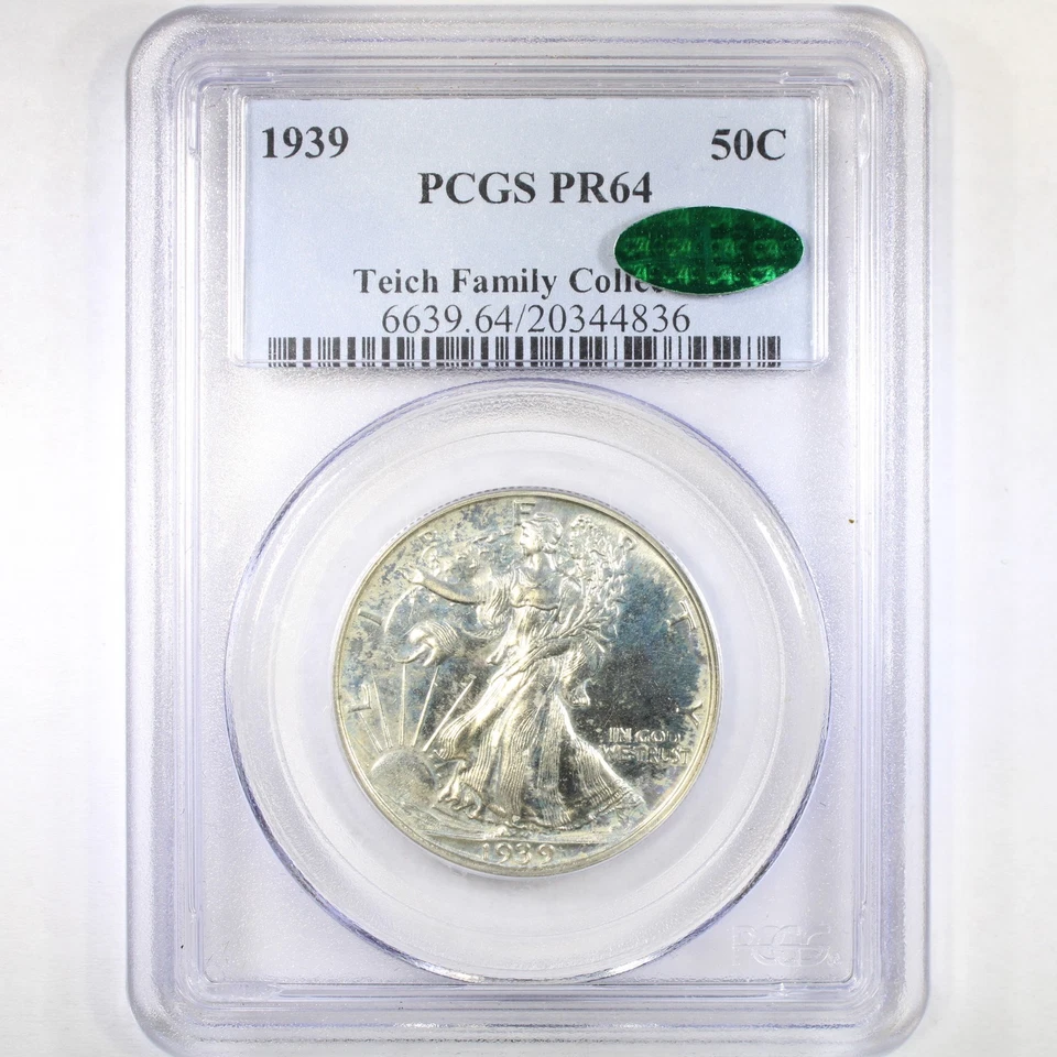1939 50C PCGS/CAC PR64 - Walking Liberty Half Dollar - Image 1 of 4