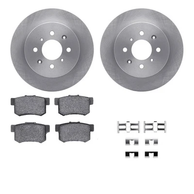 For Acura EL 01-05 R1 Concepts eLINE Series Rear Brake Kit w Ceramic Pads — 第 1/4 张图片