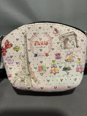 Париж Centrale сувенир монета сумочки новый с Ярлыками розовый с сердцем искры и знаменитые сцены - Изображение 1 из 4