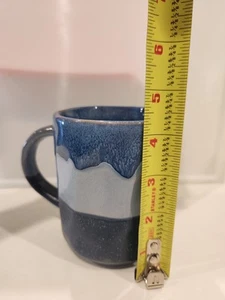 Beautiful Tri-Blue Coffee Mug– Brand New! - Picture 1 of 3