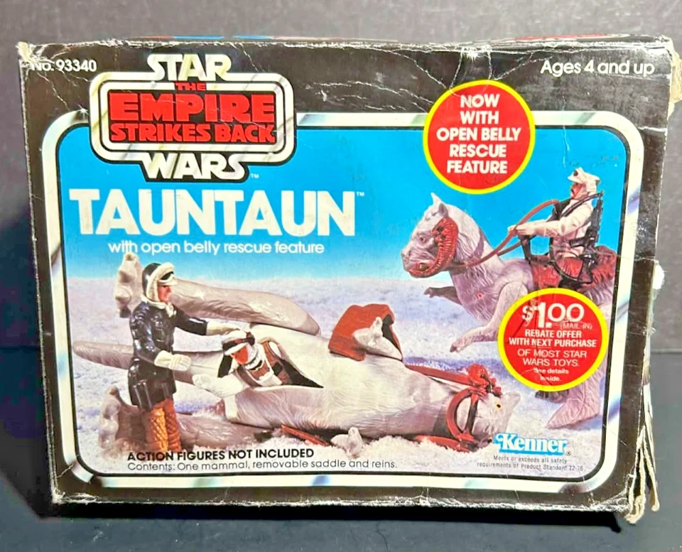 DE COLECCIÓN KENNER STAR WARS TAUNTAUN VIENTRE ABIERTO COMPLETO CON CAJA 1981 Foto 1 de 4
