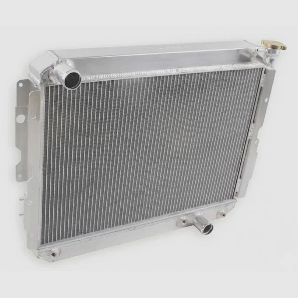 Radiador de aluminio para Toyota Land Cruiser 1981-1990 FJ60 FJ65 4 filas Foto 1 de 1