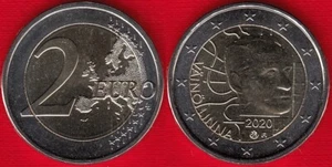 Finland 2 euro 2020 "Vaino Linna" BiMetallic UNC - Picture 1 of 1