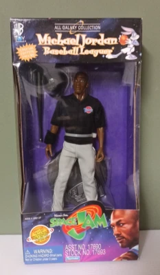 Michael Jordan Baseball Leaguer Space Jam Action Figure 1996 VTG NEW SEALED - Image 1 of 4