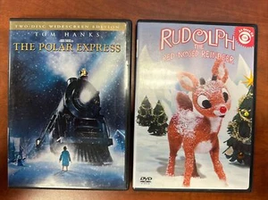 The Polar Express (DVD, 2 Disc) and Rudolph The Red Nosed Reindeer (DVD) - Imagen 1 de 5