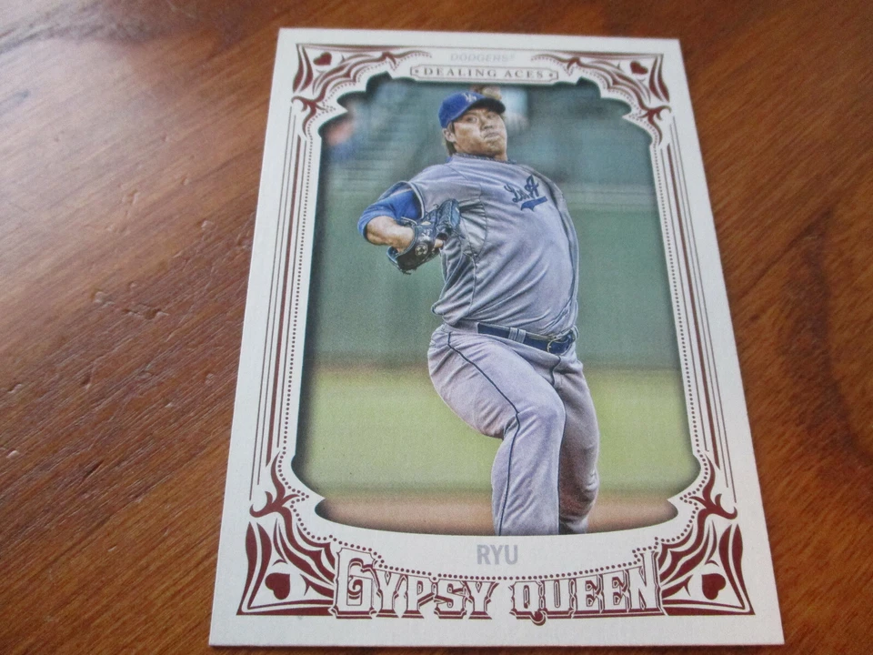 hyun-jin ryu (los angeles dodgers - p) 2014 topps gypsy queen INSERT CARD #DA-HR - Image 1 of 1