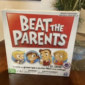 SEALEDBeat The Parents Family Trivia Board Game SEALED Ages 6+ Spin Master Games - Picture 1 of 9