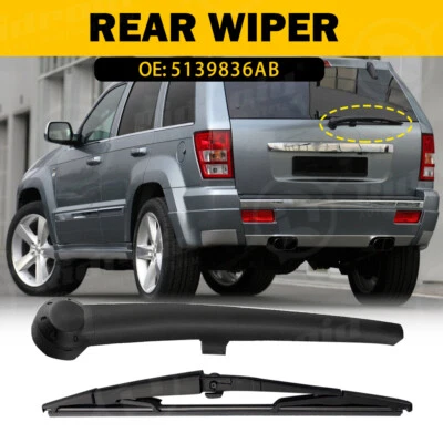 5139836AB Rear Window Wiper Arm and Blade Set for Jeep Grand Cherokee 2005-2010 - Image 1 of 4