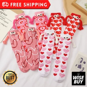 Magnetische Handhaltesocke Hand in Hand Socken Paar Händchen halten für Valentinstag - Bild 1 von 22