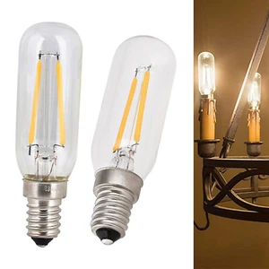 T25 E14 Led Bulb Clear-glass Filament Light 2w 4w Cob Bulbs Warm White 220v 240v - Picture 1 of 12