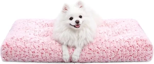 Washable Dog Bed Deluxe Plush Dog Crate Beds Comfy Kennel Pad Anti-Slip Pet Slee - Picture 1 of 12