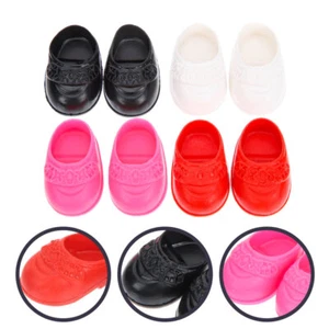 4 Pairs Exquisite Creative Delicate Miniature Doll Shoes Doll Decorative Shoes - Picture 1 of 10