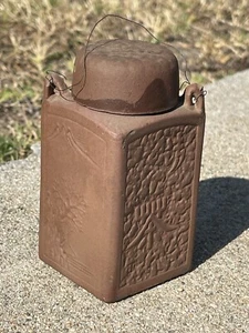 Chinesisches Yixing Zisha altes Wein-/Teestövchen: 19. Jahrhundert; Ging (Quing) Dynastie - Bild 1 von 18