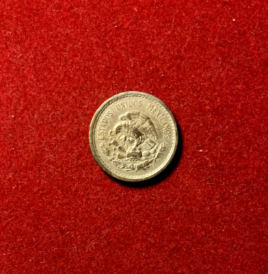 Mexico 1937 5 Centavos Copper-Nickel Coin KM#423 T2504 - Image 1 of 2