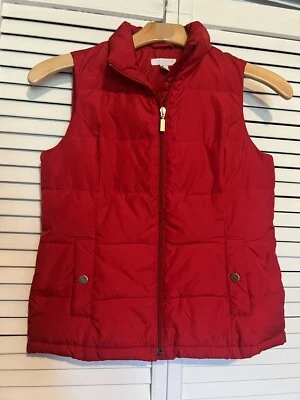 Colete acolchoado CHARTER CLU feminino tamanho pequeno pequeno pequeno PS zíper completo leve - Imagem 1 de 4