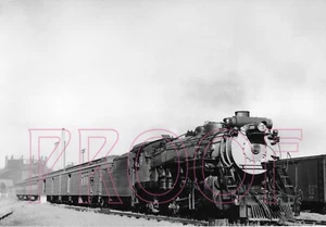 Chicago, Burlington & Quincy (CBQ) Engine 373 with Passenger Train - 8x10 Photo - Picture 1 of 1