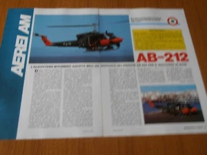 L' ELICOTTERO BITURBINA AGUSTA BELL AB 212 PER AERONAUTICA MILITARE ITALIANA - Imagen 1 de 1