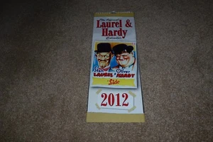 LAUREL AND HARDY OFFICIAL CALENDAR 2012 MINT CONDITION - Picture 1 of 3