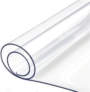 24X48 Inch Clear Table Cover Protector for Kitchen Dining Room Wood Furniture Pl - Picture 1 of 8