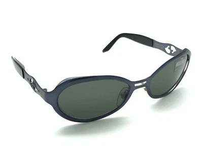 Gafas de sol Moschino M 3054-S para mujer azules ovaladas de metal corazones vintage 56-18 130 Foto 1 de 4