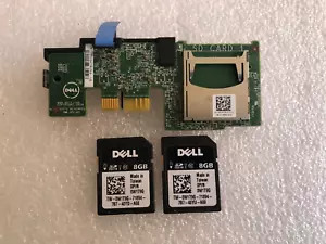 Genuine Dell PMR79 0PMR79 Dual SD Card Module Reader with 2x 8GB SD Card - Picture 1 of 4