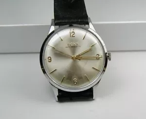 DOXA SATIN ORIGINAL DIAL CENTER SWEEP HAND WELL SERVCIED MANUAL WIND 1955 - Picture 1 of 4