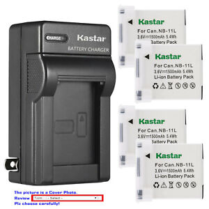 Kastar Battery Wall Charger for Canon NB-11L NB-11LH Canon ELPH 180 ELPH 190 IS
