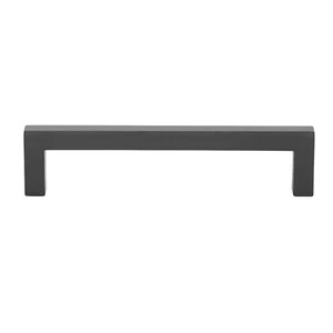 Barra de cocina delgada cuadrada sólida GlideRite 5" CC negra mate - 21683-128-MB-1 - Imagen 1 de 3