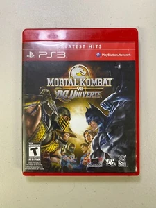 Mortal Kombat vs DC Universe (Sony PlayStation 3 PS3) completo con caja manual - Imagen 1 de 5