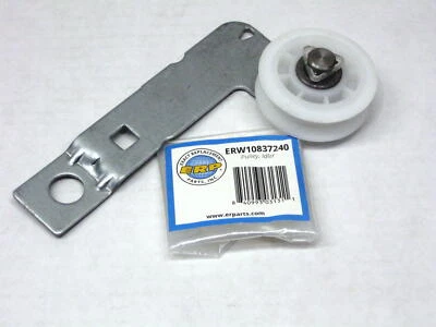 ERP Exact W10837240 Dryer Idler Bracket Pulley For Whirlpool AP5988716 PS11726337
