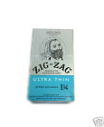 Zig Zag Ultra Thin 1 1/4 (1.25) CIGARETTE ROLLING PAPER 24 Booklet Packs