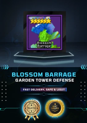 Blossom Barrage | Garden Tower Defense | GTD | Cheapest and Fast Delivery!!