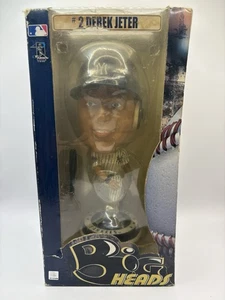 Derek Jeter #2 Big Heads Player Bobble Head -in Box Rare New York Yankees - Picture 1 of 3