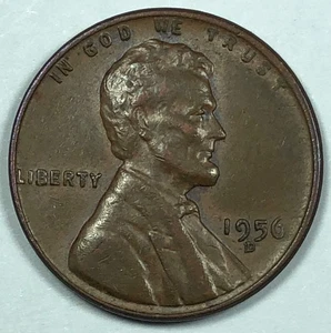 1956-D/D Lincoln Wheat Cent - Re-Punched Mintmark FS-501 - Mint Error - Nice AU - Picture 1 of 3