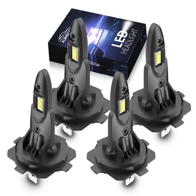 LED Headlight High&Low Beam CANBUS 10000K Bulbs For Porsche Boxster 1997-2016 - Image 1 of 4