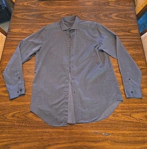 Camisa de vestir Calvin Klein sin hierro calce ajustado para hombre talla 15,5-34/35 gris diamante - Imagen 1 de 9