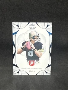 2024 Leaf Trinity #6 Archie Manning /99 Blue Foil 1 - Picture 1 of 2