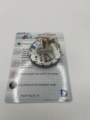 HEROCLIX: JUSTICE LEAGUE TRINITY WAR- ULTRA CHASE 069, WHITE RABBIT W/ Card - Image 1 of 2