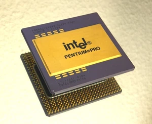Procesor ceramiczny Intel Pentium Pro Gold 200 MHz Goldcap KB80521EX200 - Zdjęcie 1 z 1