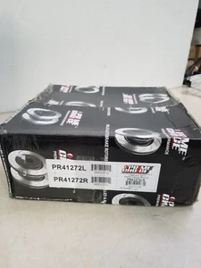 Prime Choice Front Drilled Slotted Brake Rotors Black Set of 2 (PR41272LR) - Picture 1 of 4