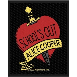 ALICE COOPER SCHOOLS OUT OFFICIALLY LICENSED WOVEN SEW ON PATCH - Imagen 1 de 6