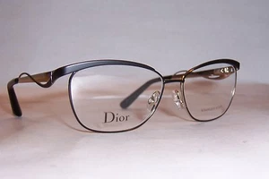 NEW CHRISTIAN DIOR EYEGLASSES CD 3783 G8Q BLACK 55mm RX AUTHENTIC - Picture 1 of 8