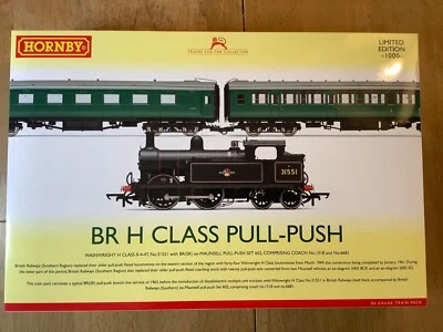 Hornby R3512 BR 0-4-4 H Class Pull Push Train Pack - Image 1 of 4