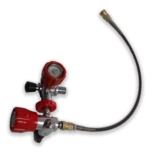 Acecare PCP Air Tank Fill Valve 300bar Valve for Paintball Tank 8mm Connector - Picture 1 of 5