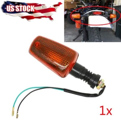 1X Indicador de luz de señal de giro apto para Yamaha TW200 XT225 XT250 FZR400 FZR600 Foto 1 de 4