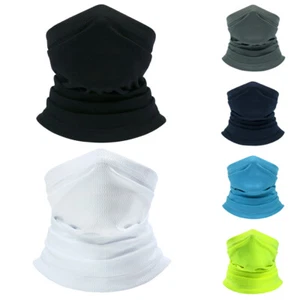 Summer Cooling Neck Gaiter Face Mask Scarf Hat UV Protection Balaclava Bandana - Picture 1 of 70