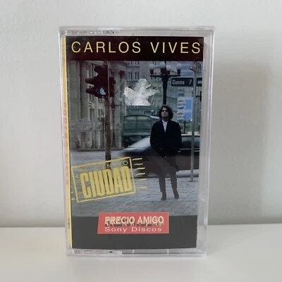Carlos Vives Cassette Al Centro de la Ciudad 1997 Sony Vallenato Cumbia Rare New - Image 1 of 3